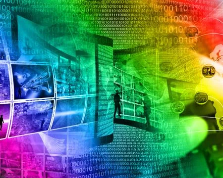 Computer technology Stockillustratie