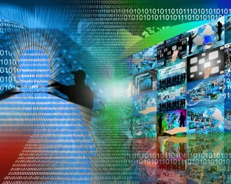 Computer technology Stock Illustration