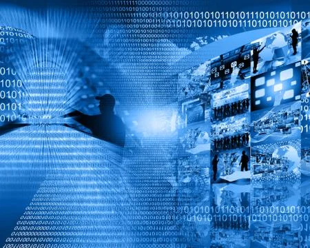 Computer technology 스톡 일러스트