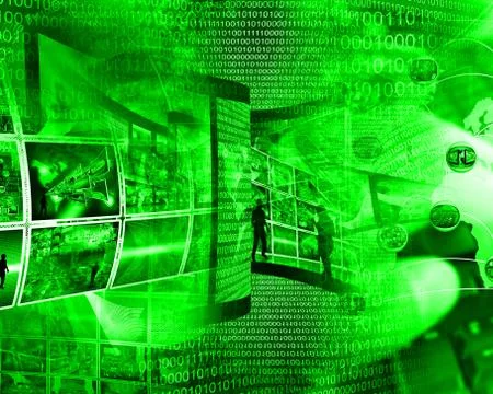 Computer technology Illustrazione stock