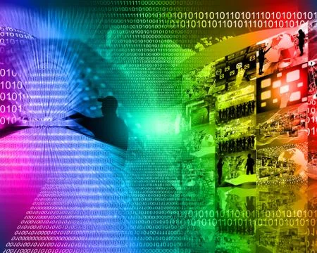 Computer technology Illustrazione stock