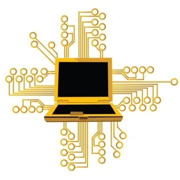 Computer technology Stock Illustration