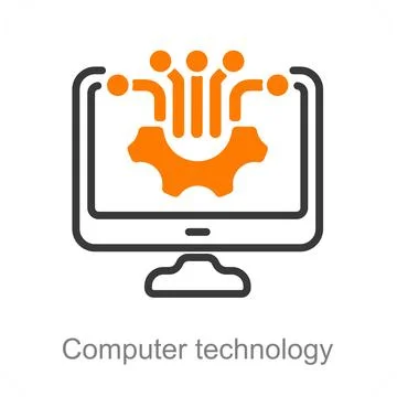 Computer technology Illustrazione stock