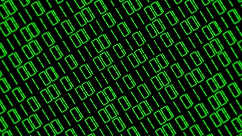 Computer Technology. A programming language. Ones and zeros, background Stock Footage 235521963