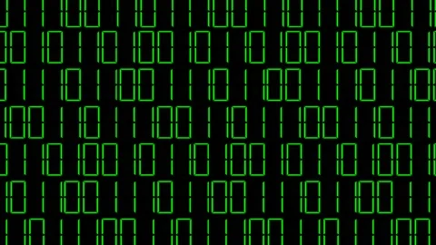 Computer Technology. A programming language. Ones and zeros, background Stock Footage 235521980