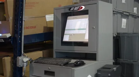 Computer Terminal Stock Footage 44235465
