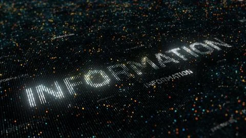 Computer theme word made of random dots Stock Illustration