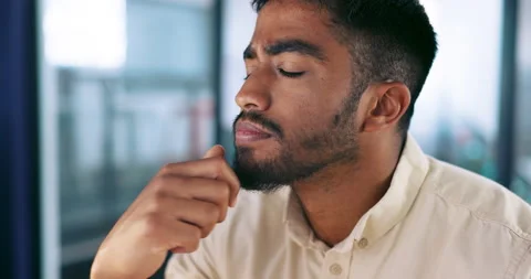 Computer, thinking or programmer man with computer for cybersecurity, app coding Stock Footage 226305202