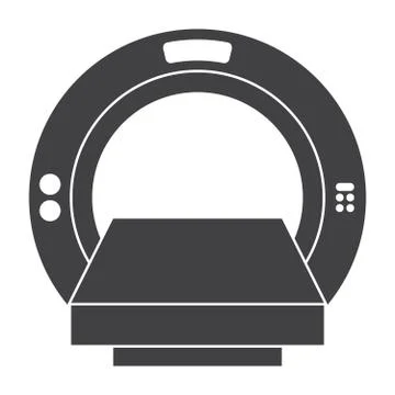 Computer Tomography Icon Illustrazione stock