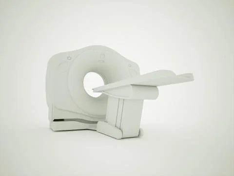 Computer tomography medical scanner Stock Illustration