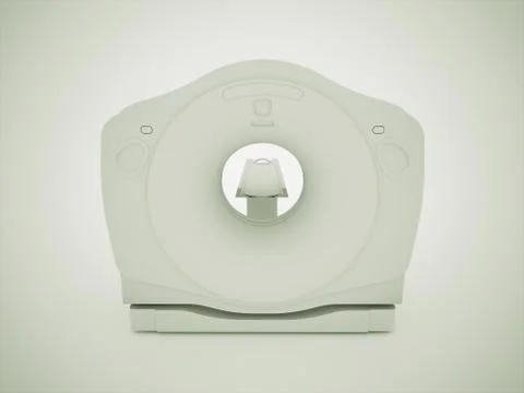 Computer tomography system in modern design Stock Illustration