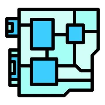 Computer tool icon vector flat Stock Illustration