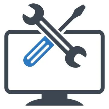 Computer Tools Icon Stock Illustration