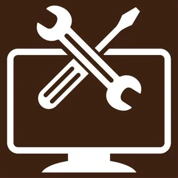 Computer Tools Icon Stock Illustration
