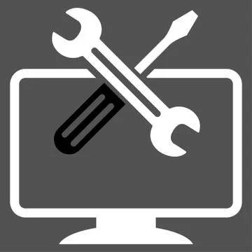 Computer Tools Icon 스톡 일러스트