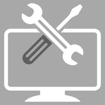 Computer Tools Icon Stock Illustration