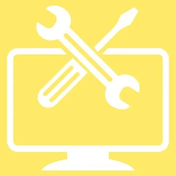 Computer Tools Icon Stock Illustration