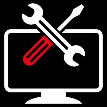 Computer Tools Icon Stock Illustration