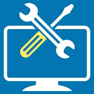 Computer Tools Icon Stock Illustration