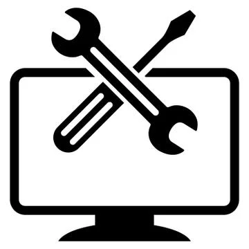 Computer Tools Icon 스톡 일러스트