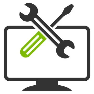 Computer Tools Icon Stock Illustration