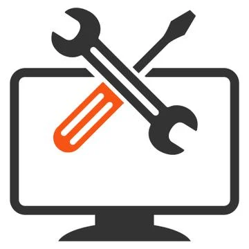 Computer Tools Icon 스톡 일러스트