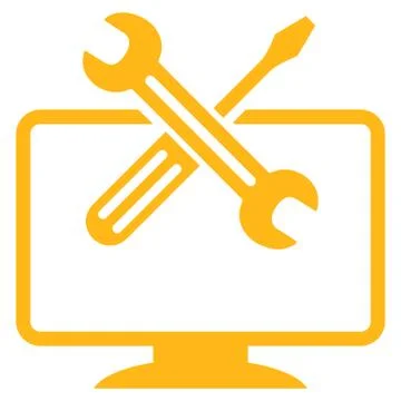 Computer Tools Icon Stock Illustration
