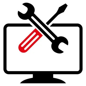 Computer Tools Icon Stock Illustration