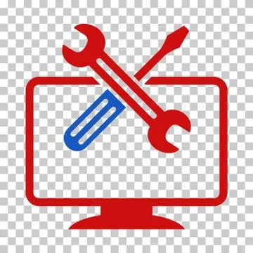 Computer Tools Vector Icon 스톡 일러스트