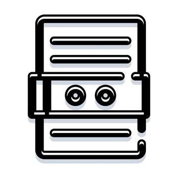 Computer tower pc hardware computing icon technology Ilustração Stock