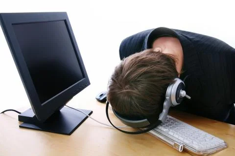 Computer trouble Stock Photos