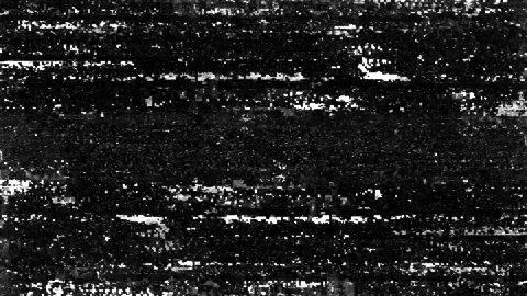 Computer tv screen bad signals quality glitch overlay for analog error effect Video stock 327866170