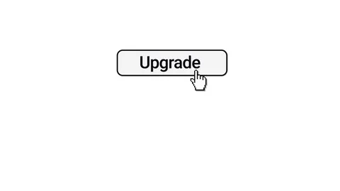 Computer Upgrade Button is Clicked Stock Footage 89816622