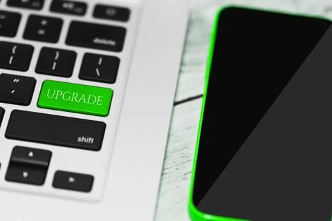 Computer upgrade concept Stock Photos