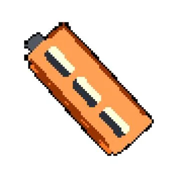 Computer usb hub pixel art vector illustration Stock Illustration