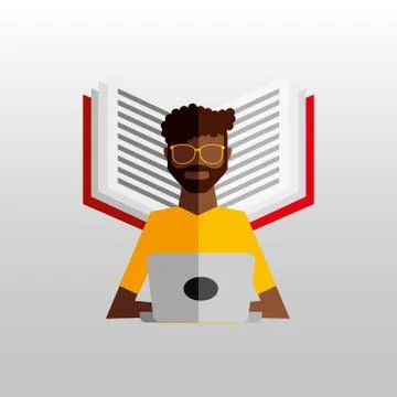 Computer user design 스톡 일러스트