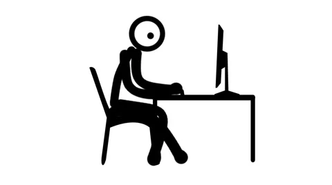 Computer User Loop Stock Footage