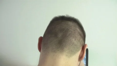 Computer user, pensively scratches his head. Stock Footage 71679448