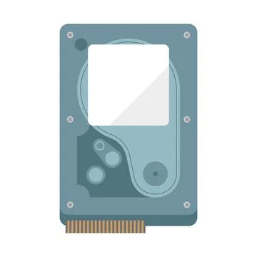 Computer vga card Illustrazione stock