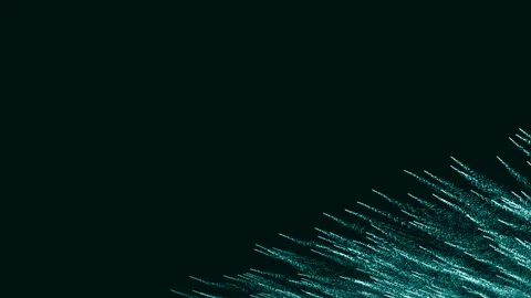 Computer video animation with moving particles Vidéo 93920486