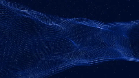 Computer video animation with moving particles Vidéo 93923100