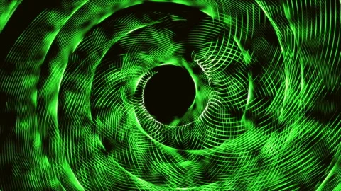 Computer video animation with moving particles and patterns Vidéo 93961764