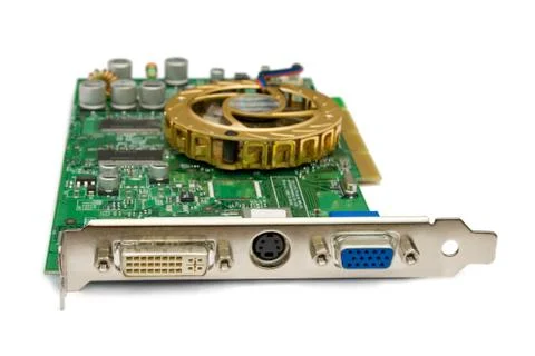 Computer video card Foto stock