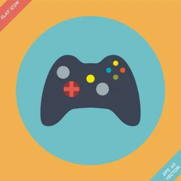 Computer Video Game Controller Joystick Illustrazione stock