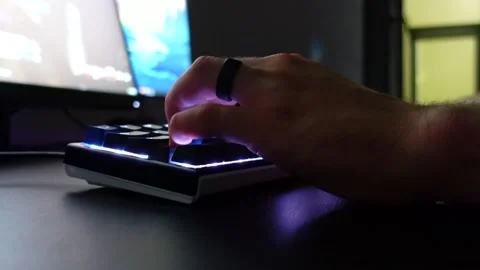 Computer Video Gaming 02 Stock Footage 146352029