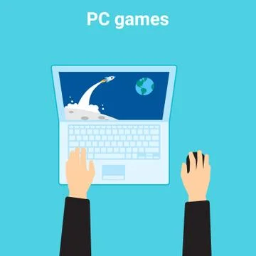 Computer videogame Stock Illustration