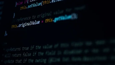 Computer virus concept. Hacker typing code on computer screen. 4K Stockbeeldmateriaal 75868870