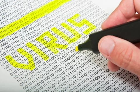 Computer virus concept Foto stock