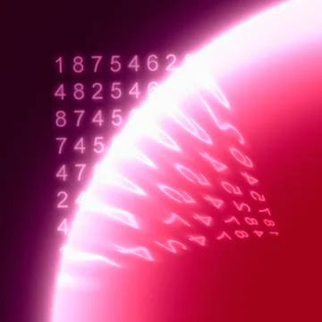 Computer virus, conceptual artwork Illustrazione stock