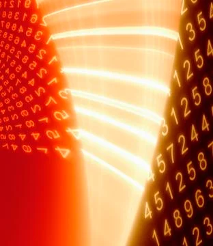 Computer virus, conceptual artwork Stock Illustration